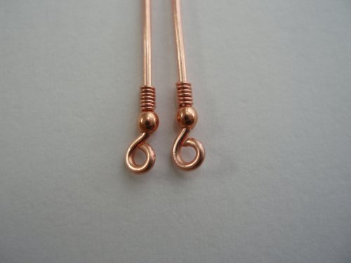 Abby Hook's Coiled Ear Wires - Add the beads and coils, Findings & Components, Toggles & Clasps, Earwire & Headpin, Coiling, Coiling Wire, Wire Coiling, slide on a bead and coil